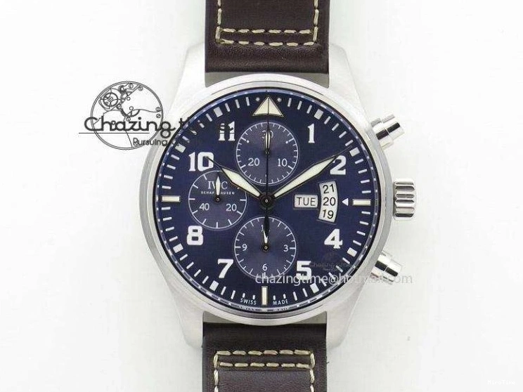 MIROTIME 0417 Big Pilot IW329701 M+F 1:1 Best Edition Black Dial on Brown Leather Strap MY RelaxedFit 7005